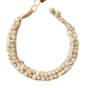 Ostrich Shell Collar Beaded Necklace New Hand Made Fair Trade Skoonhead Namibia